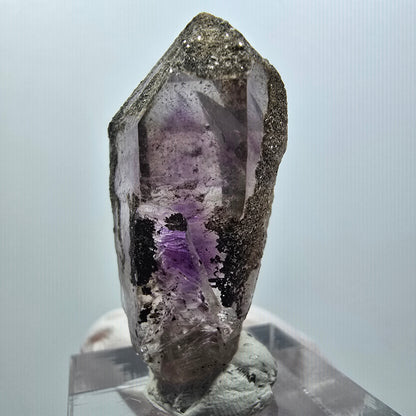 Seltene Skelett Phantom Amethyst Zepter Spitze Goboboseb, Namibia 37*20*14mm