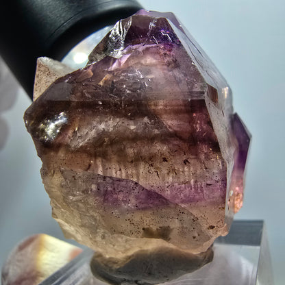 Seltene Skelett Phantom Amethyst Zepter Spitze Goboboseb, Namibia 37*36*29mm