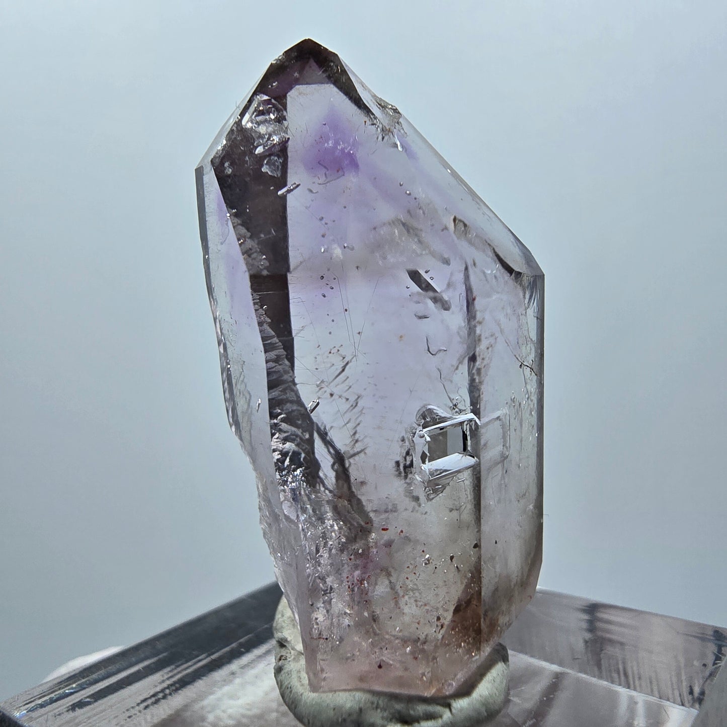 Enhydro Skelett Phantom Amethyst Zepter, 2x Blase Goboboseb, Namibia 34*16*14mm