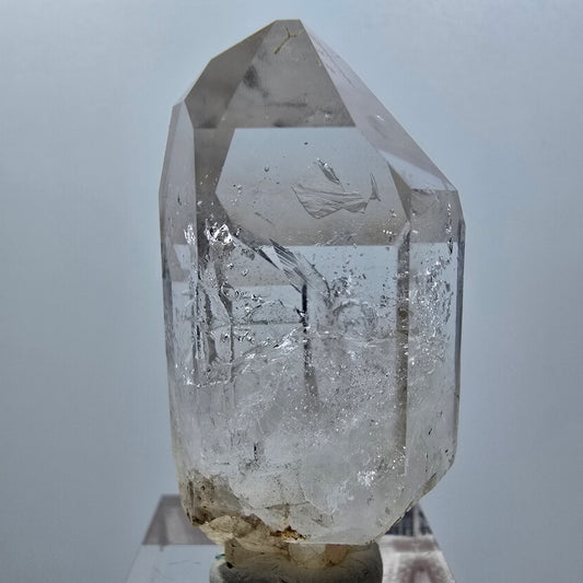 Seltene Skelett Phantom Rauchquarz Zepter Spitze Goboboseb, Namibia 45*24*22mm