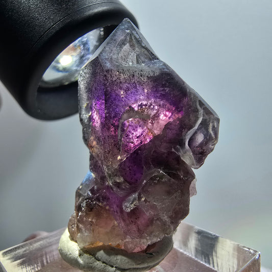 Seltene Skelett Phantom Amethyst Zepter Spitze Goboboseb, Namibia 35*22*14mm