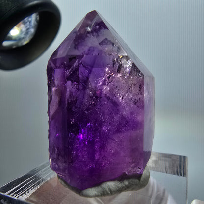Seltene Skelett Phantom Amethyst Spitze Goboboseb, Namibia 30*23*17mm