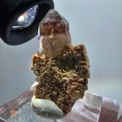 Seltene Skelett Phantom Amethyst Zepter auf Matrix Goboboseb, Namibia 31*21*16mm