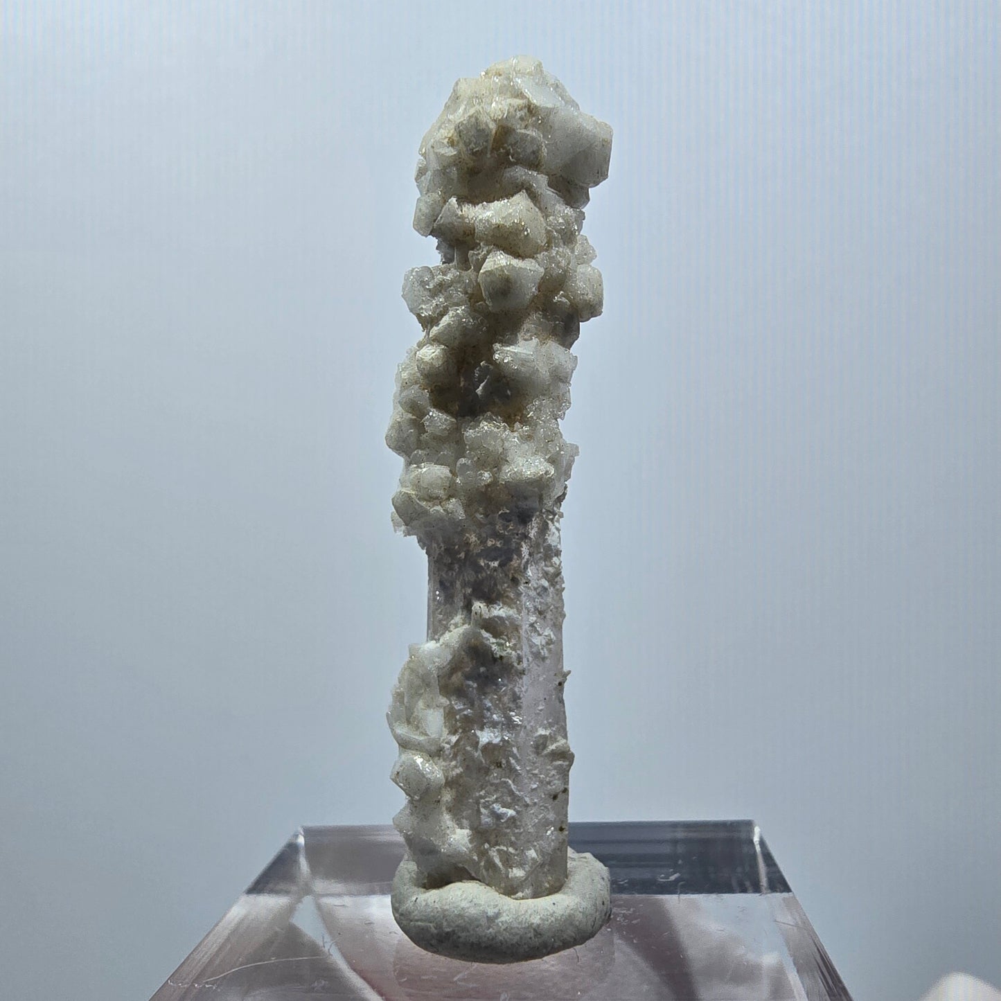 Seltener Phantom Amethyst mit Calcit Goboboseb, Namibia 42*9*7mm