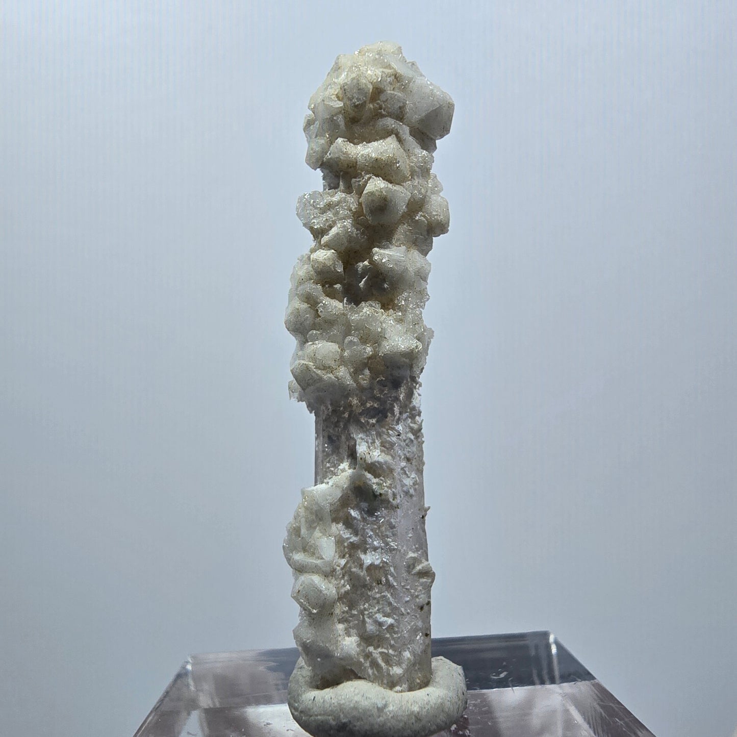 Seltener Phantom Amethyst mit Calcit Goboboseb, Namibia 42*9*7mm