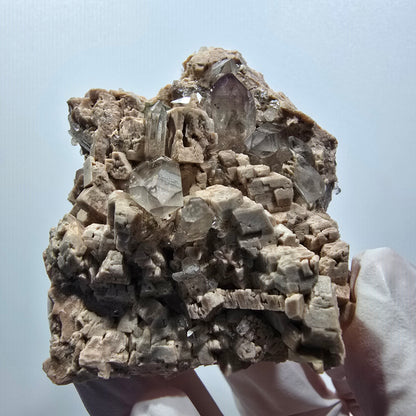 Sceptre rare en améthyste fantôme sur matrice, Goboboseb, Namibie, 56 x 45 x 31 mm 