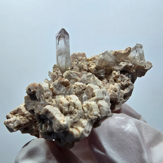 Seltene Phantom Amethyst Zepter auf Matrix Goboboseb, Namibia 47*32*31mm