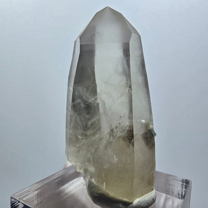 Phantom skeleton smoky quartz, fluorite, muscovite stage Erongo, Namibia 39*20*14mm 