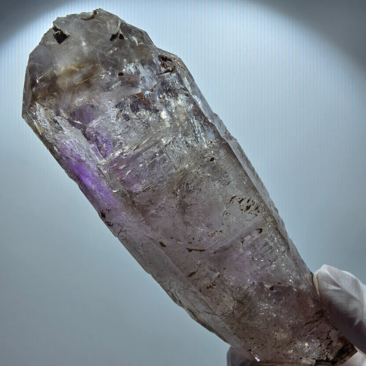 XL Enhydro Skelett Phantom Amethyst DT Zepter, 3x Blase Goboboseb, Namibia 138*44*37mm