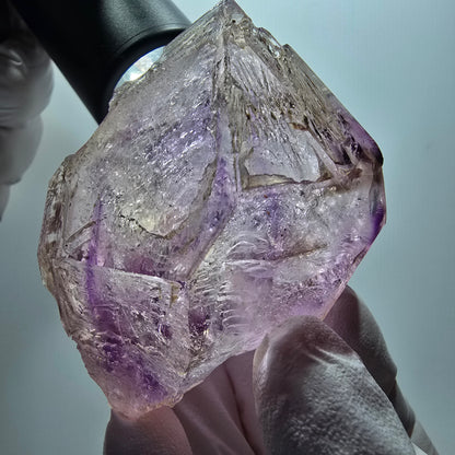 Große Skelett Phantom Amethyst Zepter Spitze Goboboseb, Namibia 63*56*44mm
