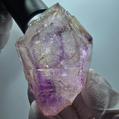 Große Skelett Phantom Amethyst Zepter Spitze Goboboseb, Namibia 63*56*44mm