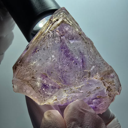 Große Skelett Phantom Amethyst Zepter Spitze Goboboseb, Namibia 63*56*44mm