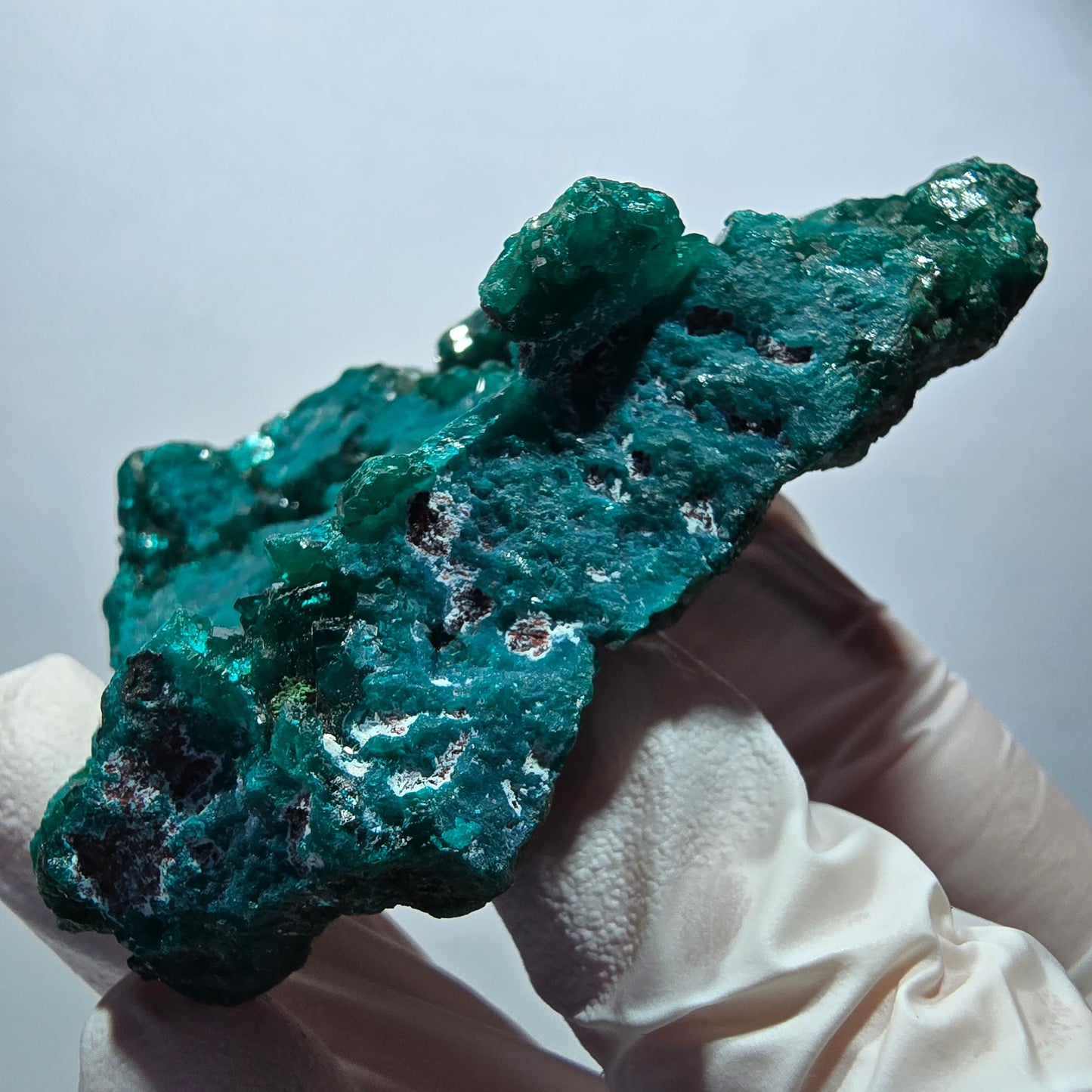 Große Dioptas XX Stufe, grün Republik Kongo 75*53*22mm