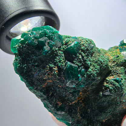 Große Dioptas XX Stufe, grün Republik Kongo 75*53*22mm