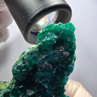 Große Dioptas XX Stufe, grün Republik Kongo 75*53*22mm