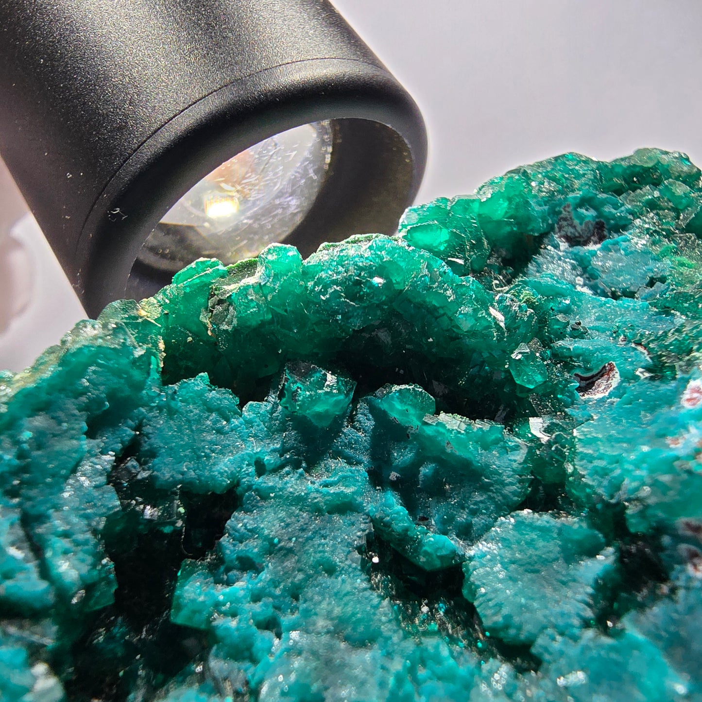 Große Dioptas XX Stufe, grün Republik Kongo 75*53*22mm