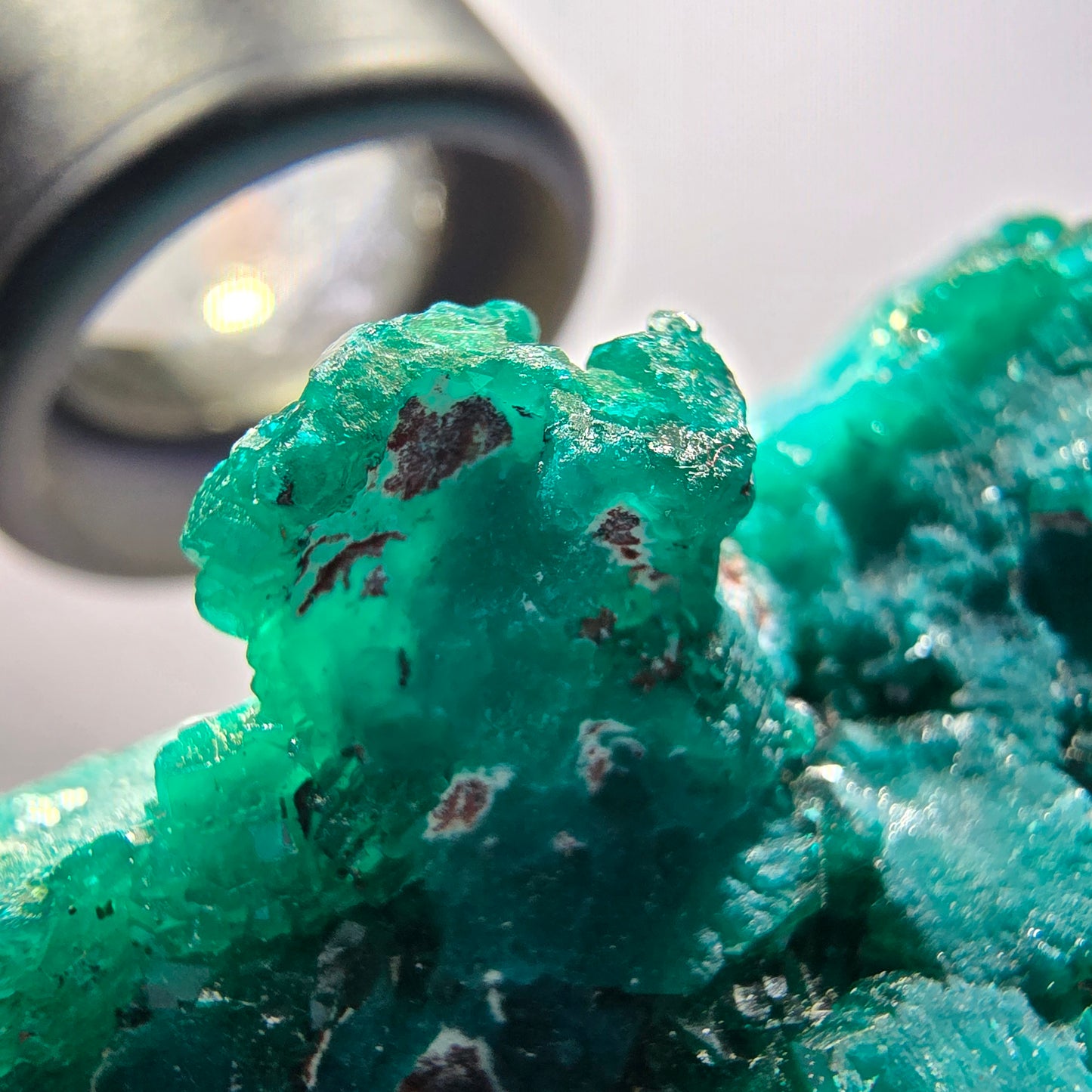 Große Dioptas XX Stufe, grün Republik Kongo 75*53*22mm