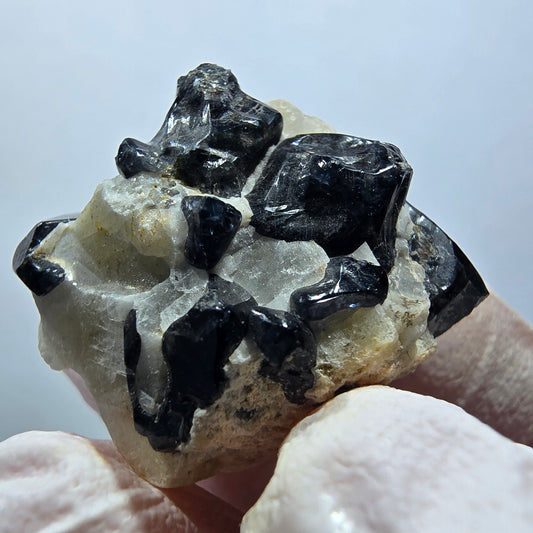 Seltene Franklinit, Spinell, Quarz Stufe New Jersey, Franklin, USA 28*23*17mm