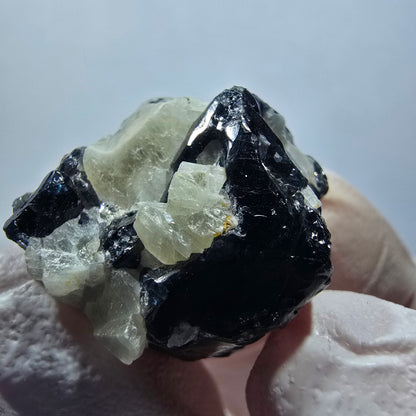 Rare Franklinite, Spinel, Quartz Specimen, New Jersey, Franklin, USA, 24*22*18mm 