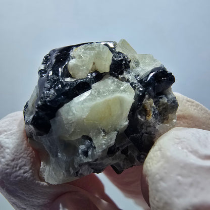 Rare Franklinite, Spinel, Quartz Specimen, New Jersey, Franklin, USA, 24*22*18mm 