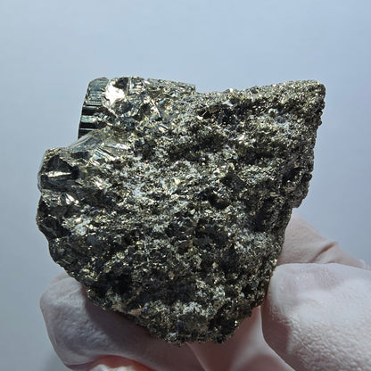 Spécimen rare de pyrite XX du Pérou, 49 x 46 x 35 mm 