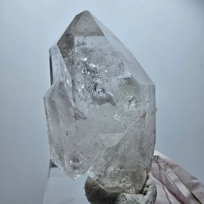 Enhydro Skelett Phantom Rauchquarz DT Zepter, 1x Blase Goboboseb, Namibia 65*37*35mm