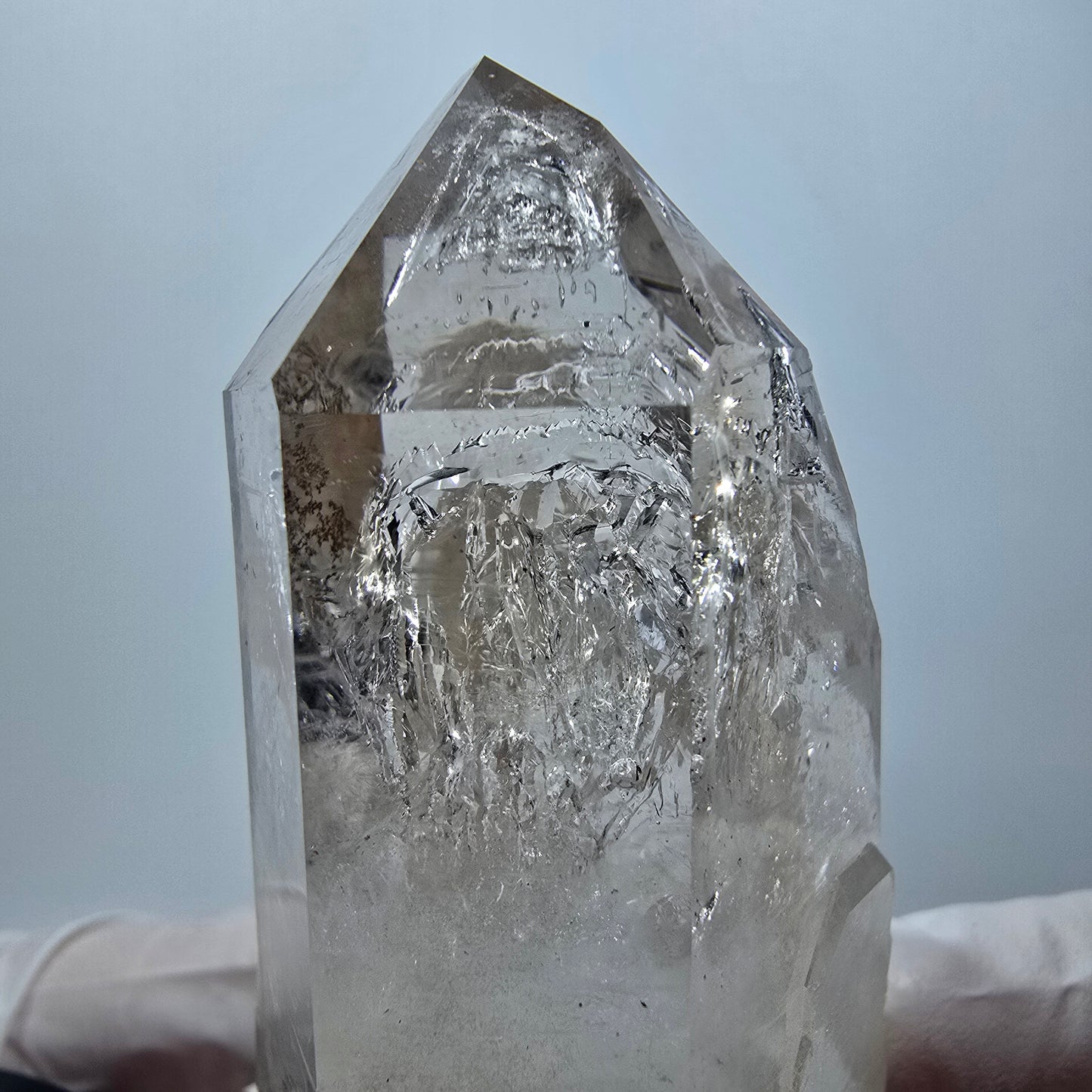 Große Skelett Phantom Rauchquarz DT Zepter Stufe Goboboseb, Namibia 77*49*33mm