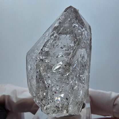 Enhydro Skelett Phantom Rauchquarz DT Zepter, 1x Blase Goboboseb, Namibia 56*36*29mm