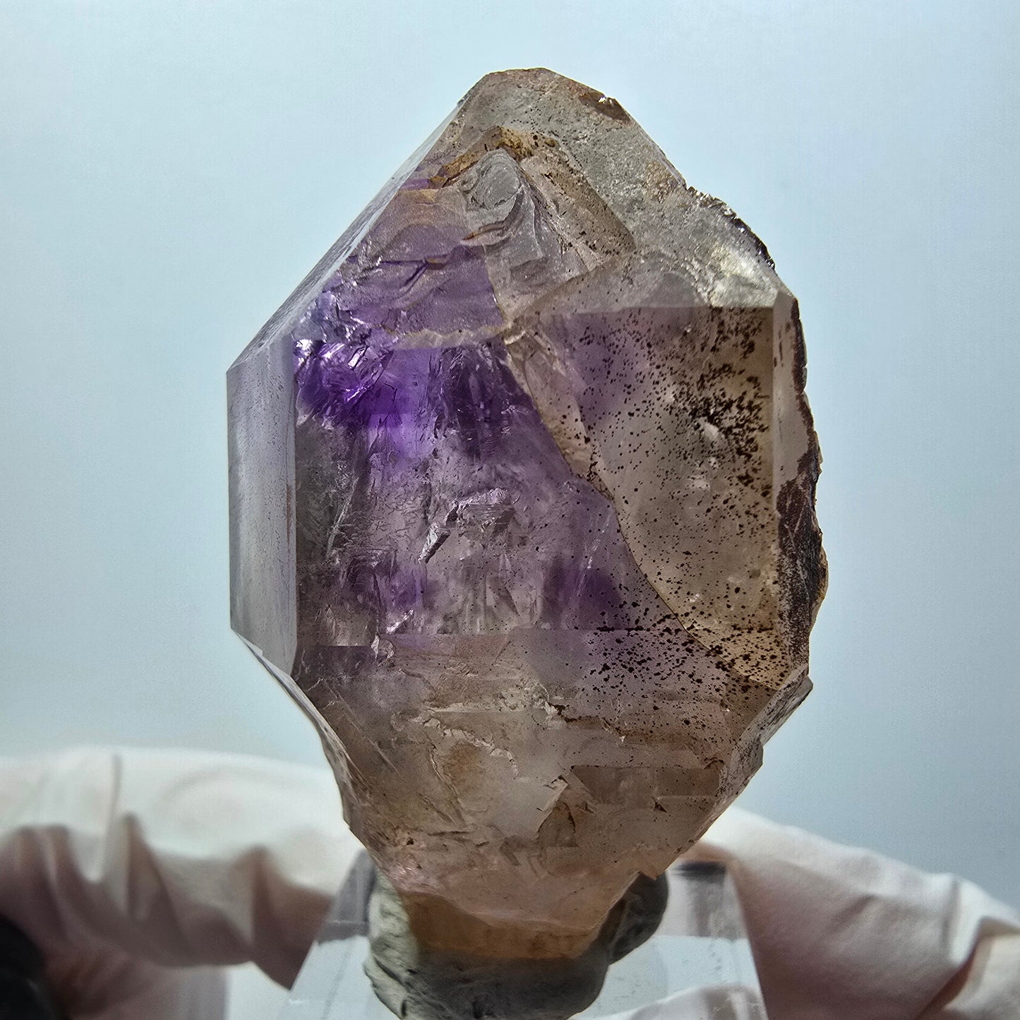 Seltene Skelett Phantom Amethyst Zepter Spitze Goboboseb, Namibia 55*32*32mm