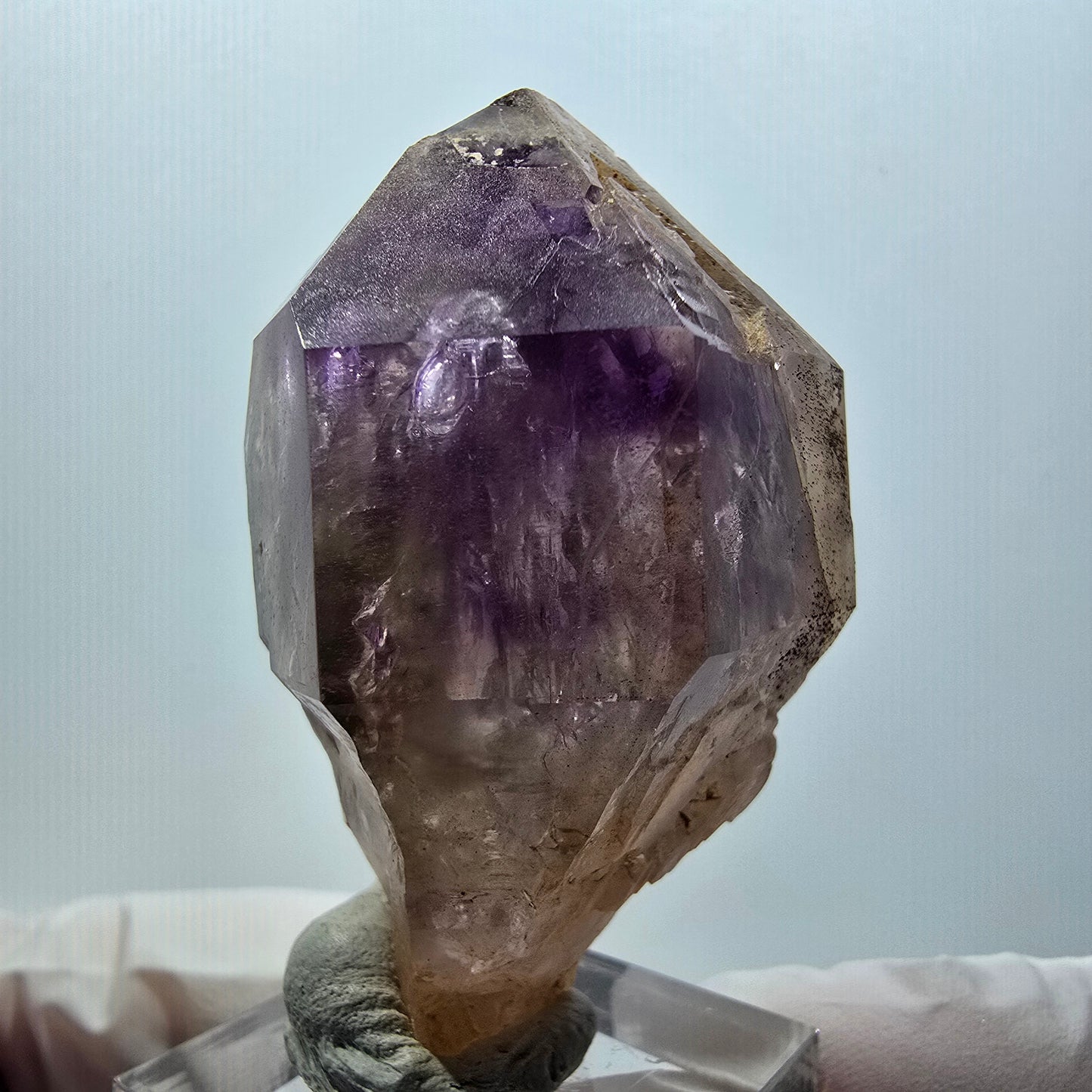 Seltene Skelett Phantom Amethyst Zepter Spitze Goboboseb, Namibia 55*32*32mm