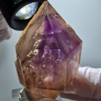 Seltene Skelett Phantom Amethyst Zepter Spitze Goboboseb, Namibia 55*32*32mm