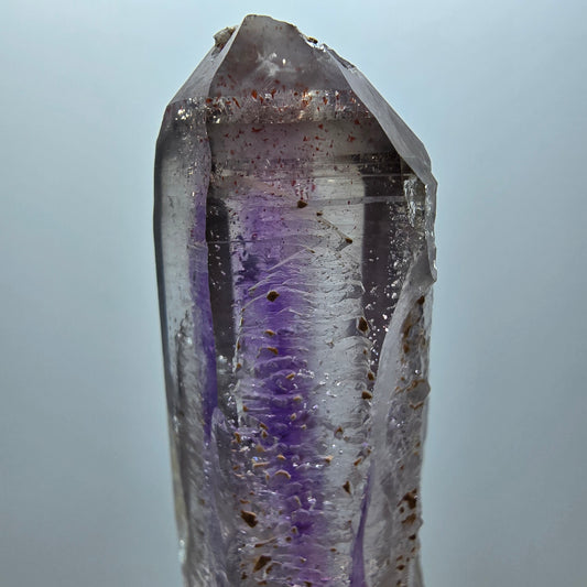 Seltene Skelett Phantom Amethyst DT Fenster Spitze Goboboseb, Namibia 53*17*16mm