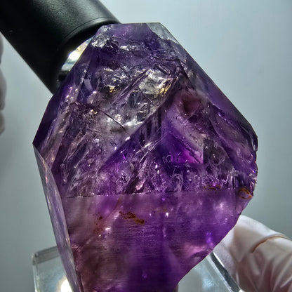 Enhydro Skelett Phantom Amethyst, 3x Blase (große) Goboboseb, Namibia 67*46*35mm