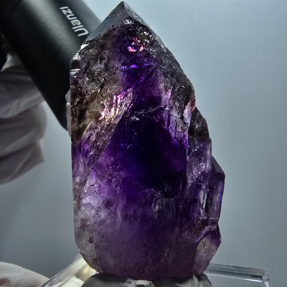 Seltene Skelett Phantom Amethyst Zepter Stufe Goboboseb, Namibia 60*32*28mm