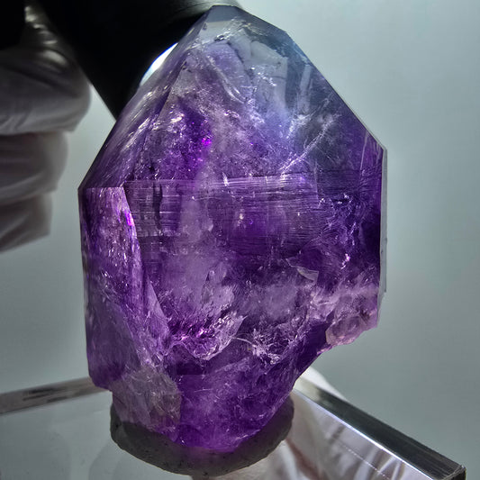Enhydro Skelett Phantom Amethyst, 4x Blase (große) Goboboseb, Namibia 61*40*37mm