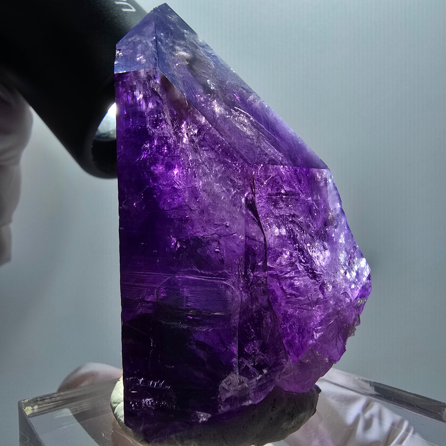 Enhydro Skelett Phantom Amethyst, 4x Blase (große) Goboboseb, Namibia 61*40*37mm