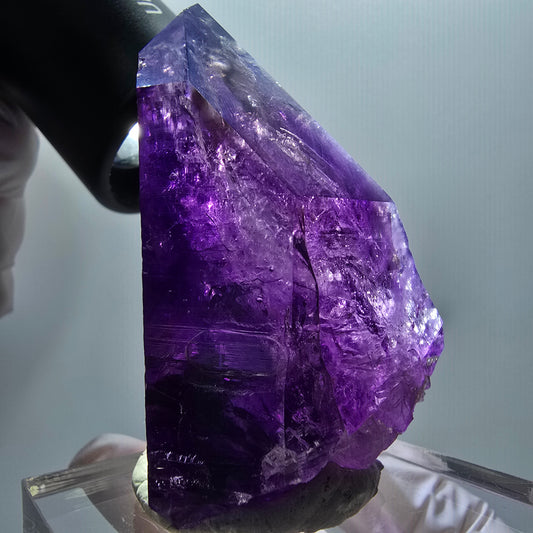 Enhydro Skelett Phantom Amethyst, 4x Blase (große) Goboboseb, Namibia 61*40*37mm