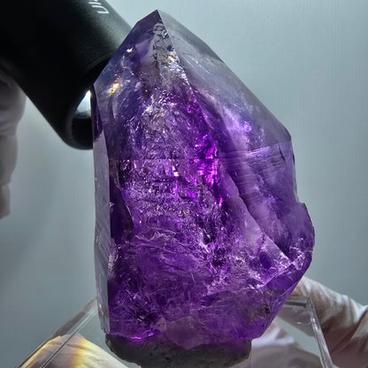 Enhydro Skelett Phantom Amethyst, 4x Blase (große) Goboboseb, Namibia 61*40*37mm