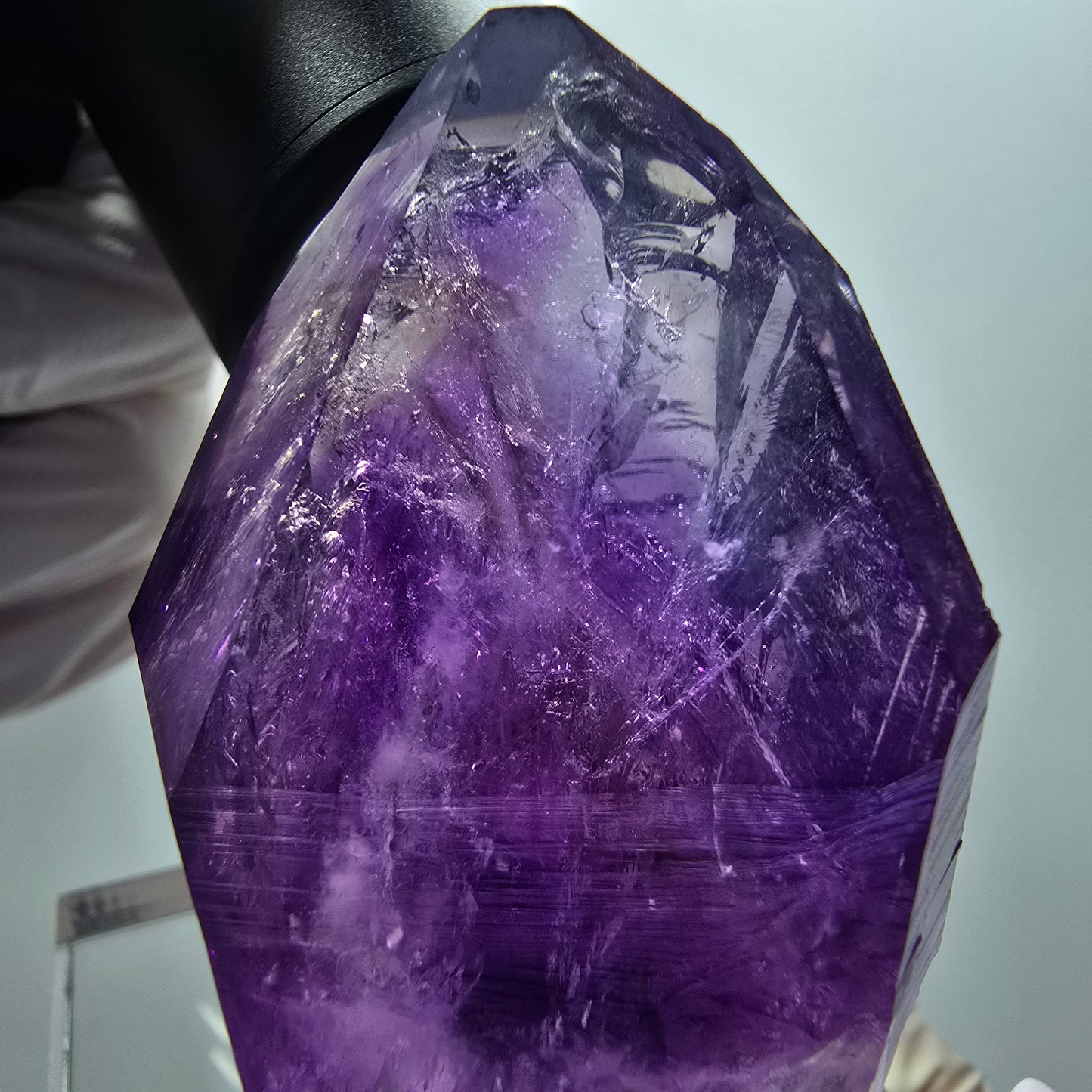 Enhydro Skelett Phantom Amethyst, 4x Blase (große) Goboboseb, Namibia 61*40*37mm