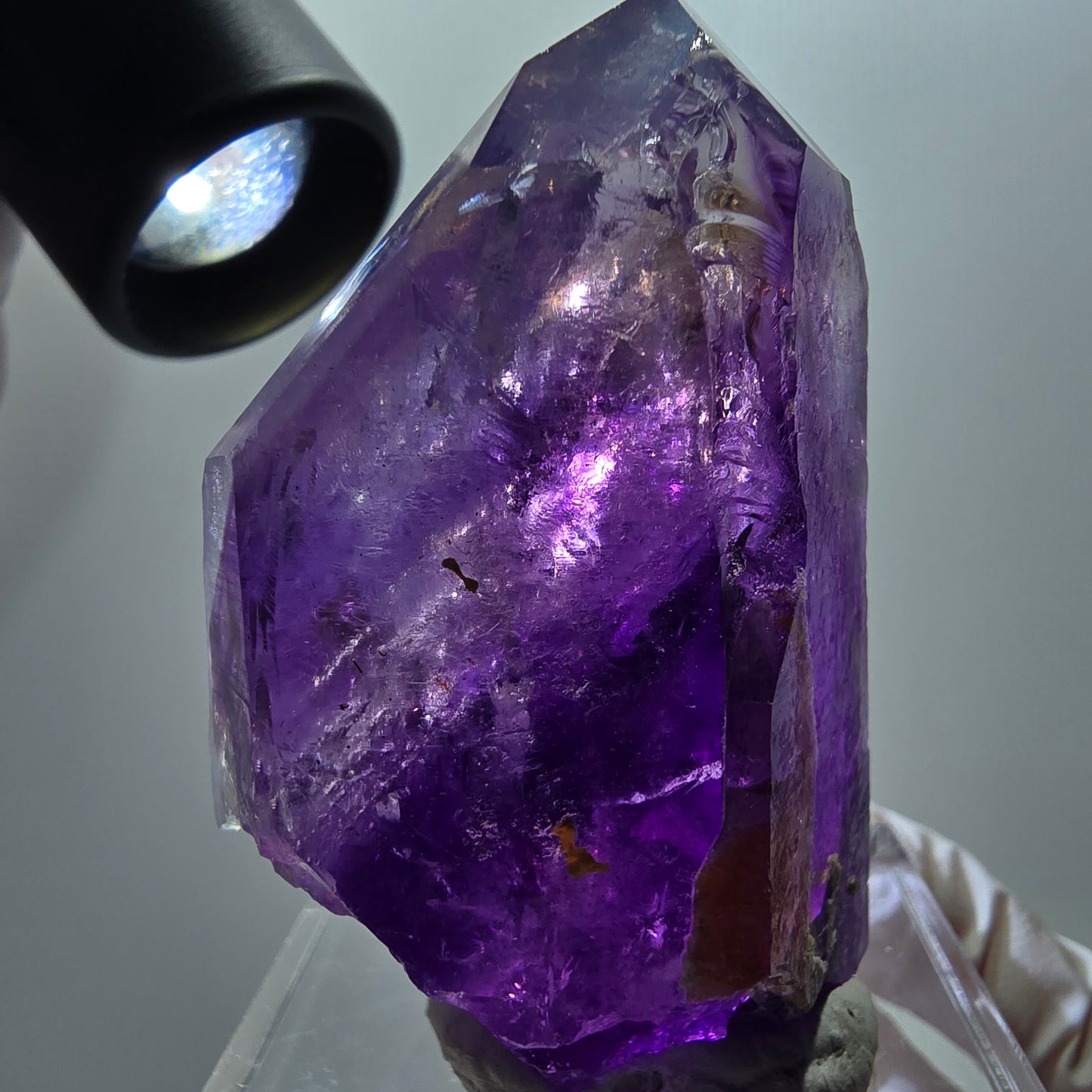 Enhydro Skelett Phantom Amethyst, 4x Blase (große) Goboboseb, Namibia 61*40*37mm