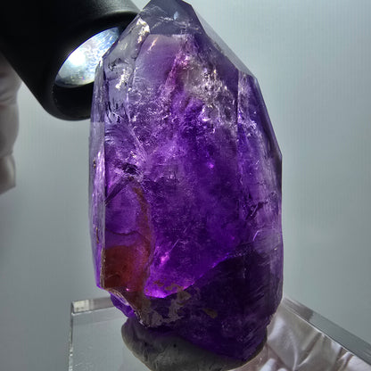 Enhydro Skelett Phantom Amethyst, 4x Blase (große) Goboboseb, Namibia 61*40*37mm