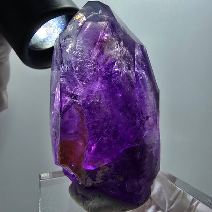 Enhydro Skelett Phantom Amethyst, 4x Blase (große) Goboboseb, Namibia 61*40*37mm