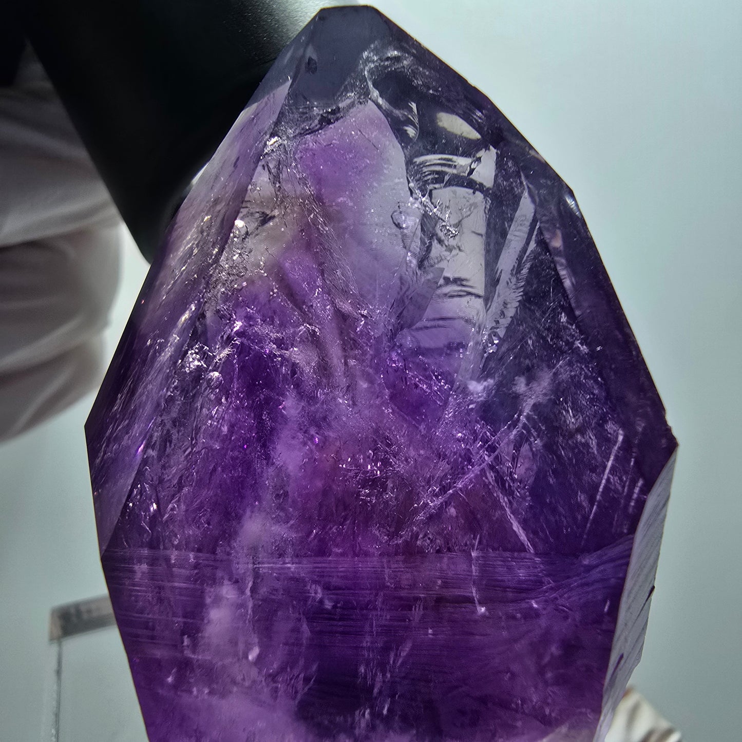 Enhydro Skelett Phantom Amethyst, 4x Blase (große) Goboboseb, Namibia 61*40*37mm