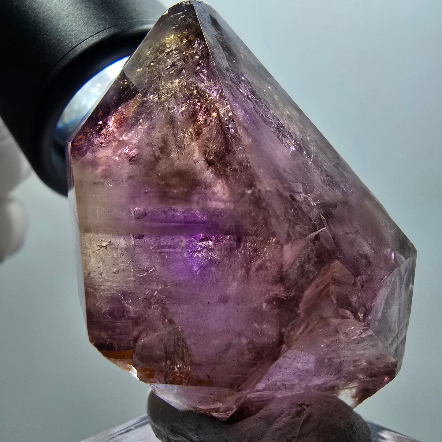 Enhydro Skelett Phantom Amethyst Zepter, 4x Blase Goboboseb, Namibia 49*35*25mm