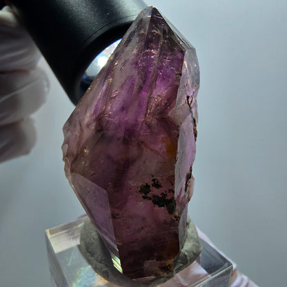Enhydro Skelett Phantom Amethyst Zepter, 4x Blase Goboboseb, Namibia 49*35*25mm