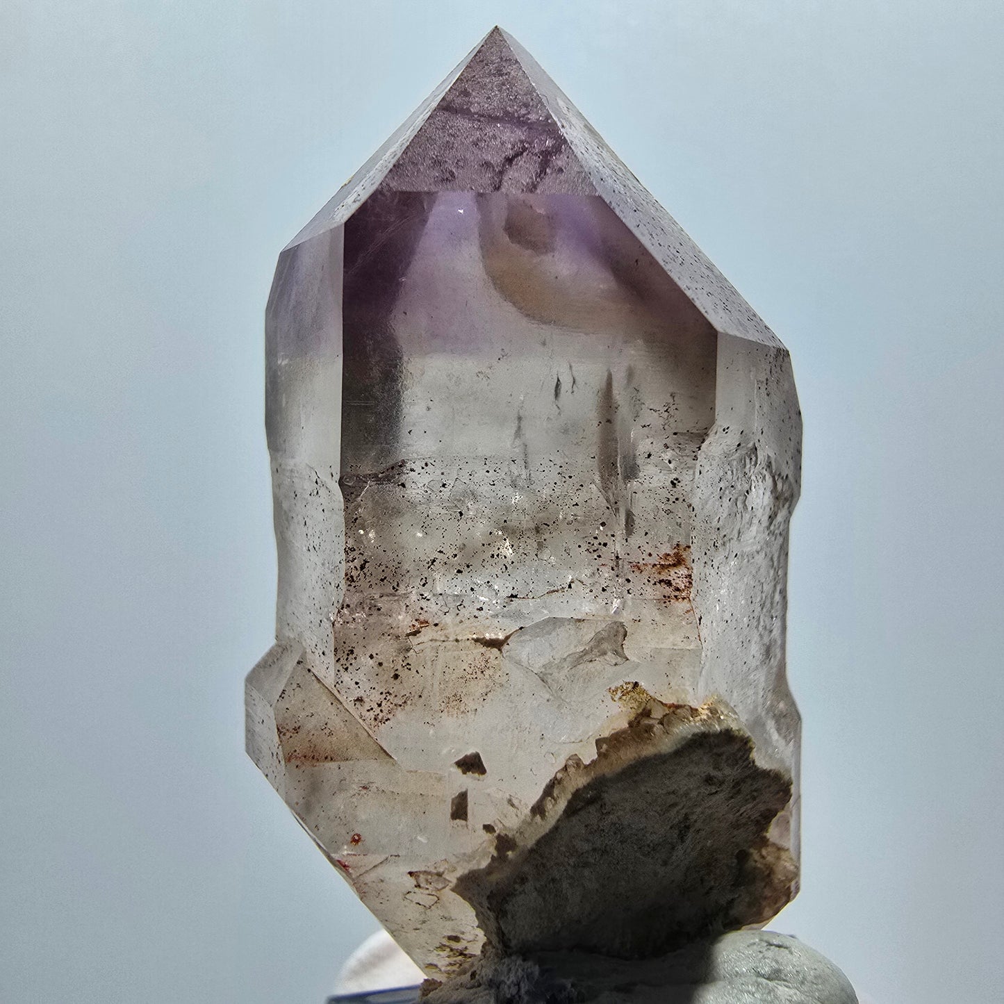 Seltene Skelett Phantom Amethyst DT Spitze Goboboseb, Namibia 52*26*20mm