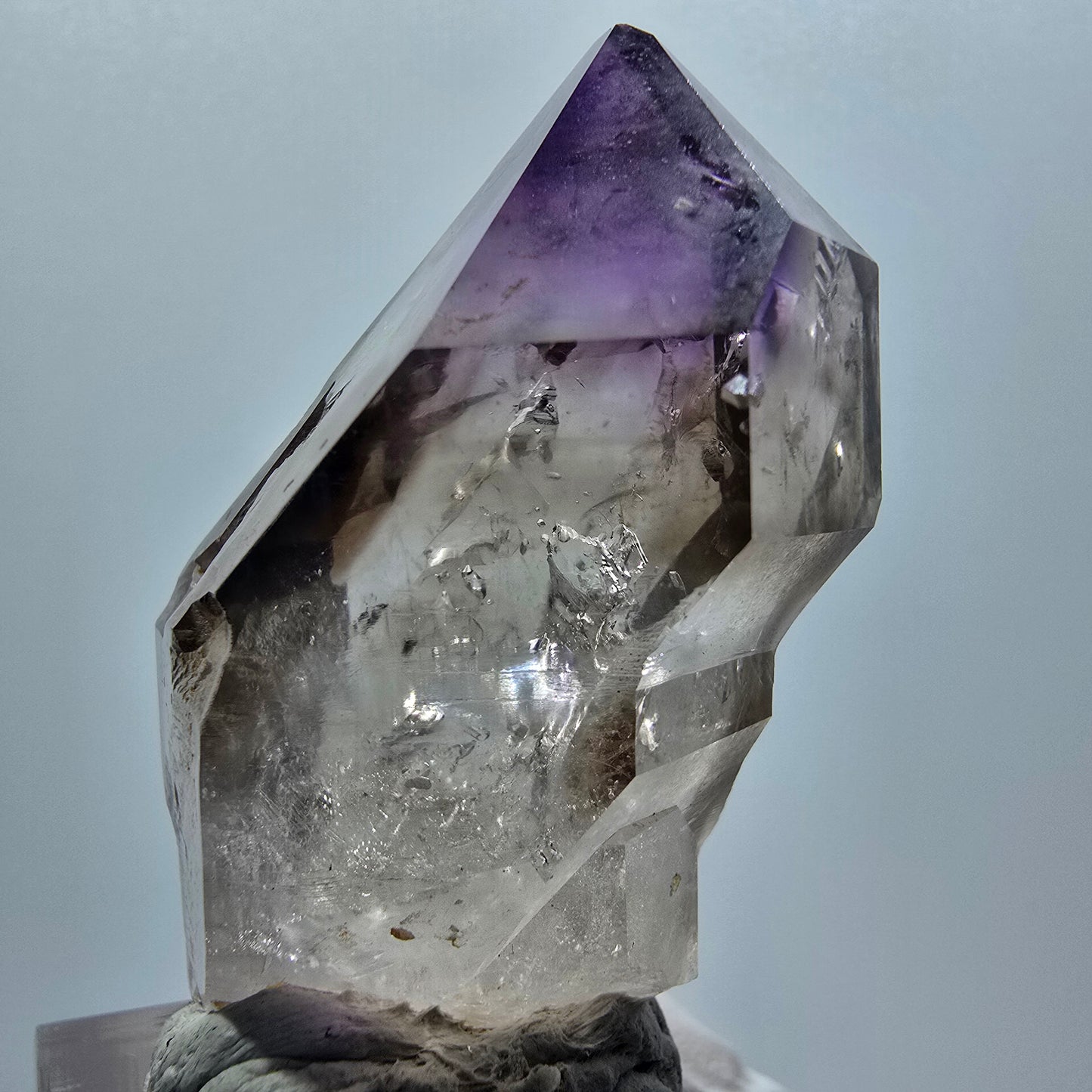 Enhydro Skelett Phantom Amethyst Zepter, 4x Blase Goboboseb, Namibia 52*30*25mm