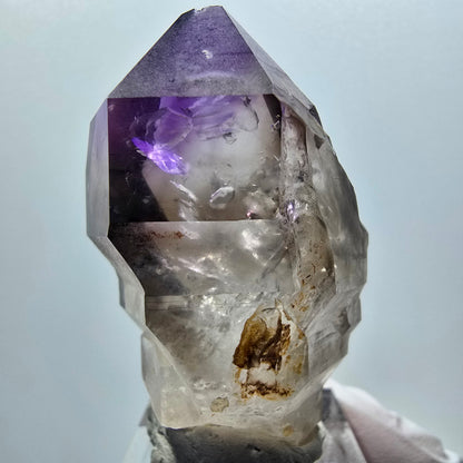 Enhydro Skelett Phantom Amethyst Zepter, 4x Blase Goboboseb, Namibia 52*30*25mm