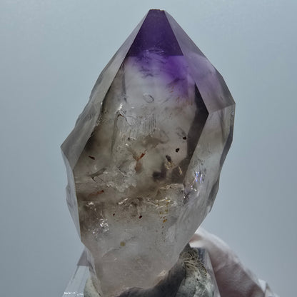 Enhydro Skelett Phantom Amethyst Zepter, 4x Blase Goboboseb, Namibia 52*30*25mm