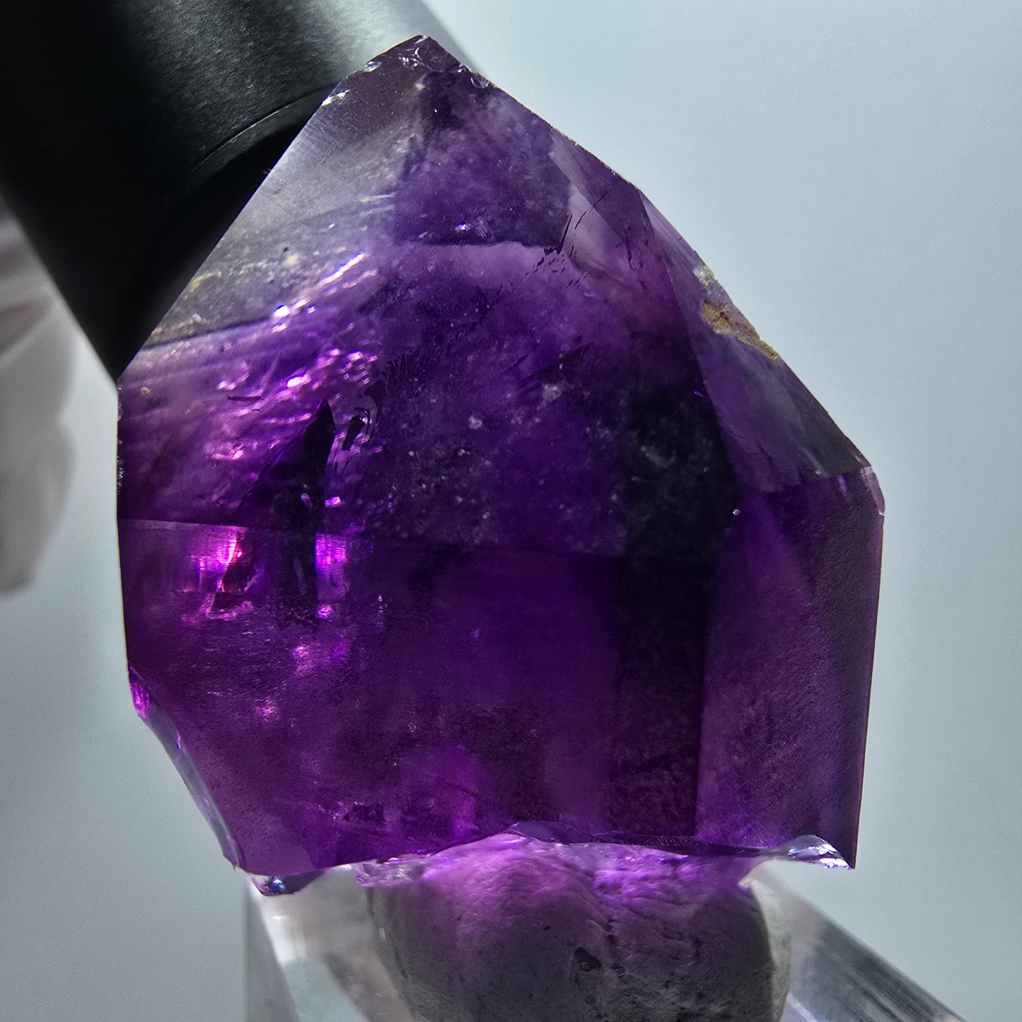 Seltene Skelett Phantom Amethyst Spitze Goboboseb, Namibia 46*36*29mm